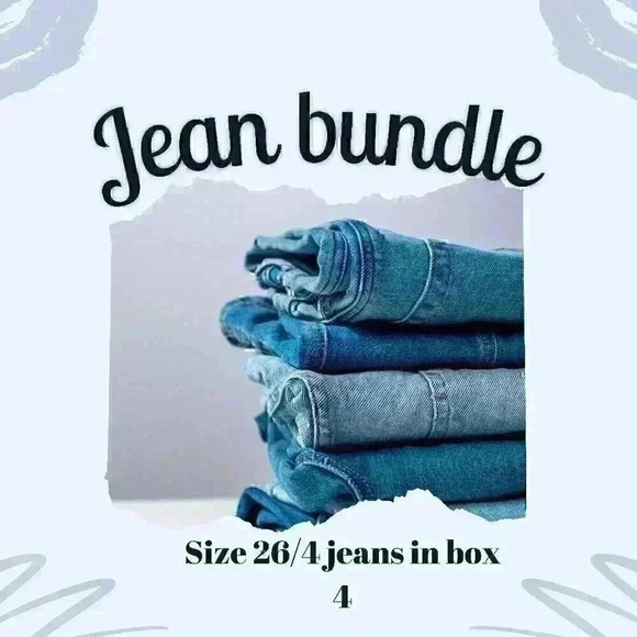 None Denim - size 26 4 jeans box 4